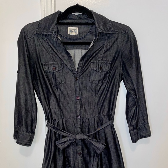 Converse One Star Dark Wash Denim Dress - Picture 3 of 6